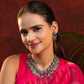 Divya Mohini Temple Silver Necklace Set