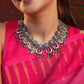 Divya Mohini Temple Silver Necklace Set