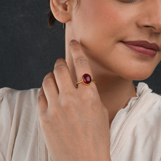 Ruby Pink Ring