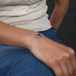 Dainty Lapis Lazuli Silver Bracelet