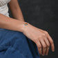 Dainty Tiger Stone Silver Bracelet