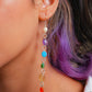 Shoulder Brush Chakra Earrings