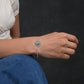 Dainty Turquoise Silver Bracelet