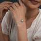 Dainty Pearl Silver Bracelet