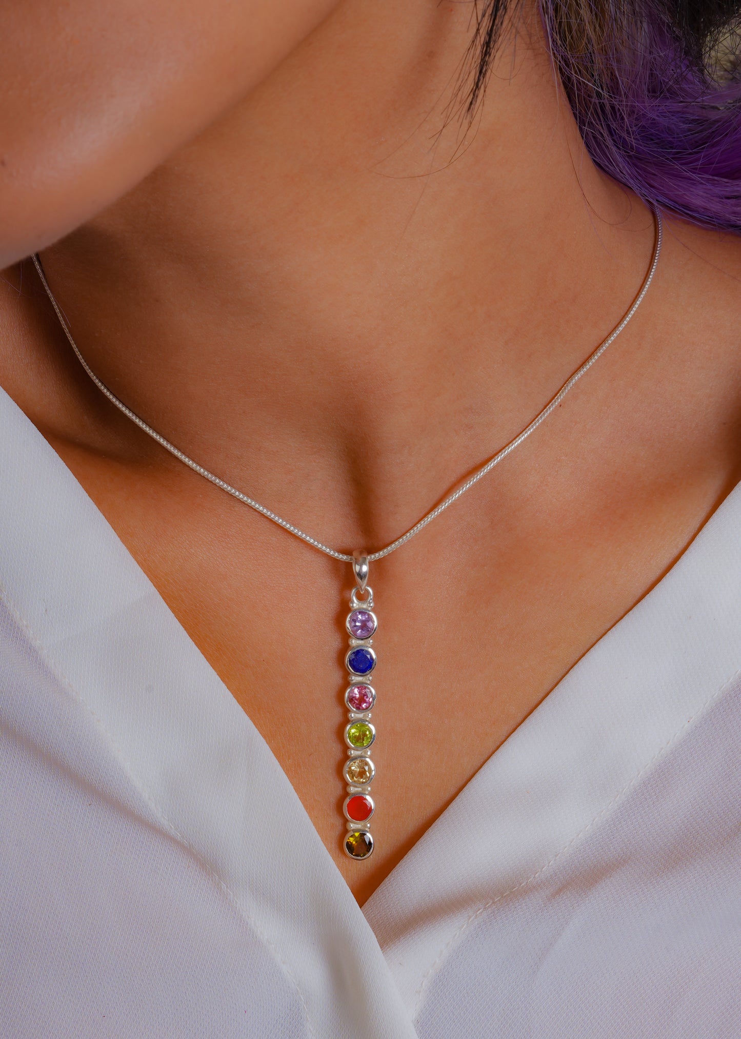 Rainbow Chakra Necklace