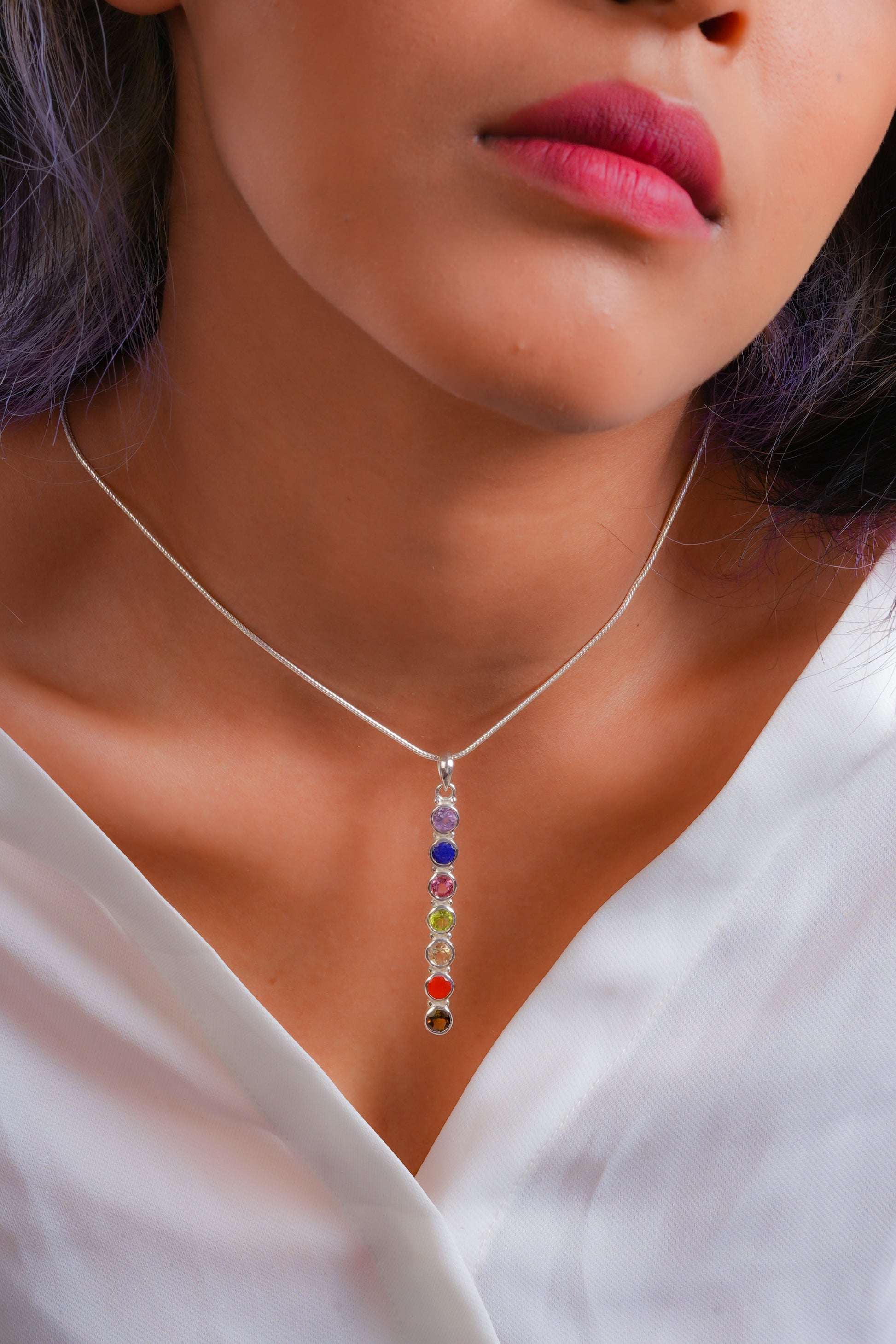 Rainbow Chakra Pendant