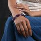 Tumbled Amethyst Silver Bracelet