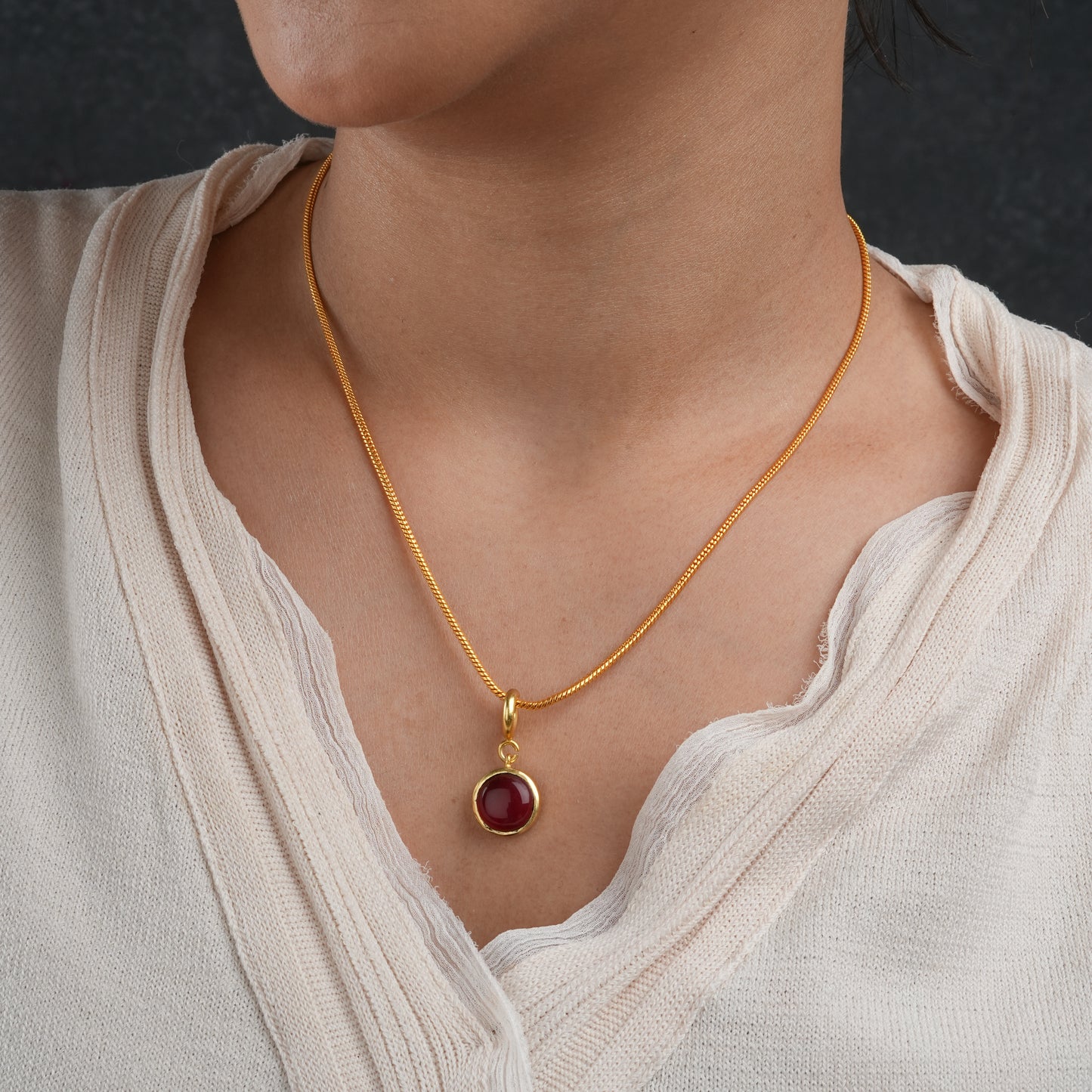 Red Wine Ruby Red Charm Set