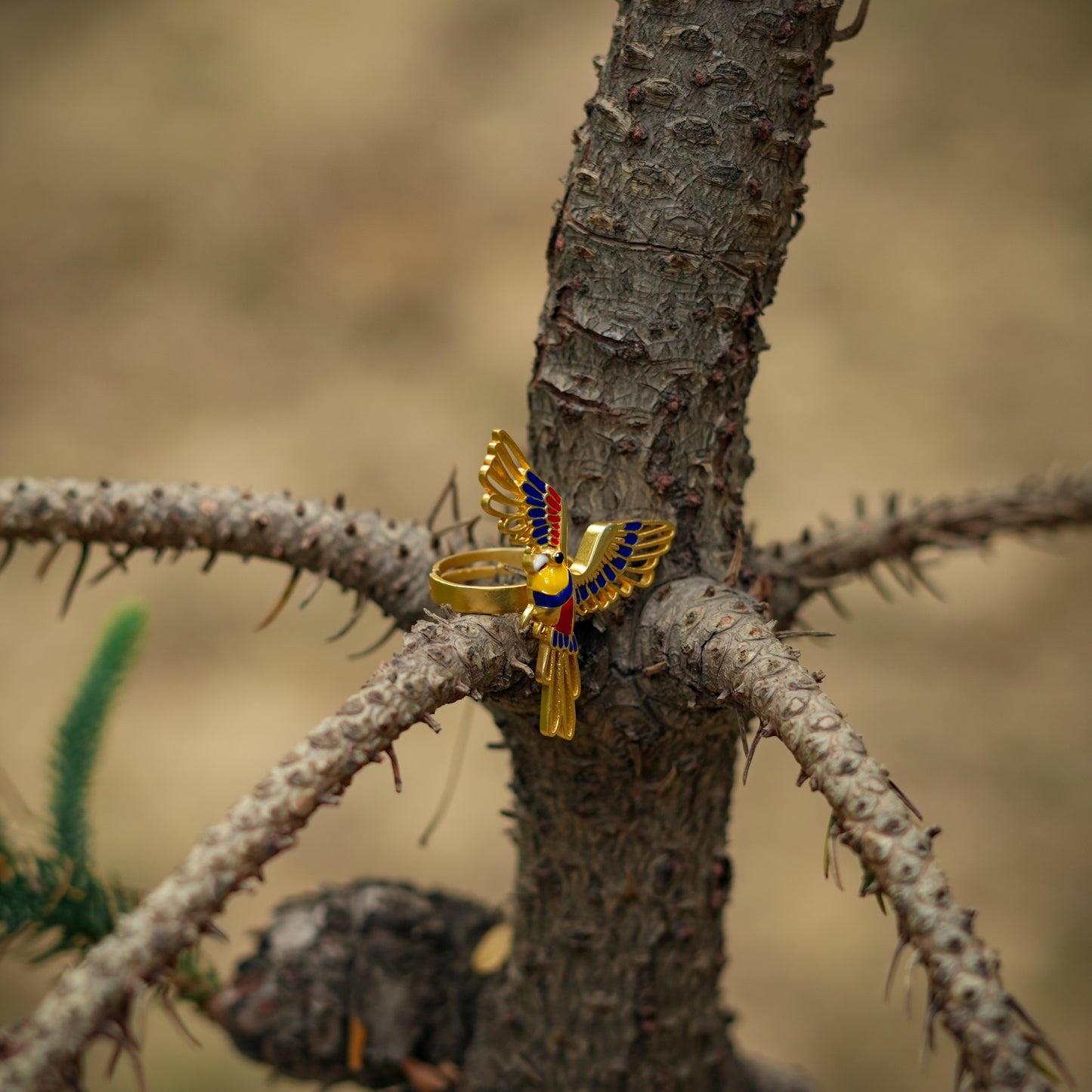 Corbett Plum Head Parrot Ring