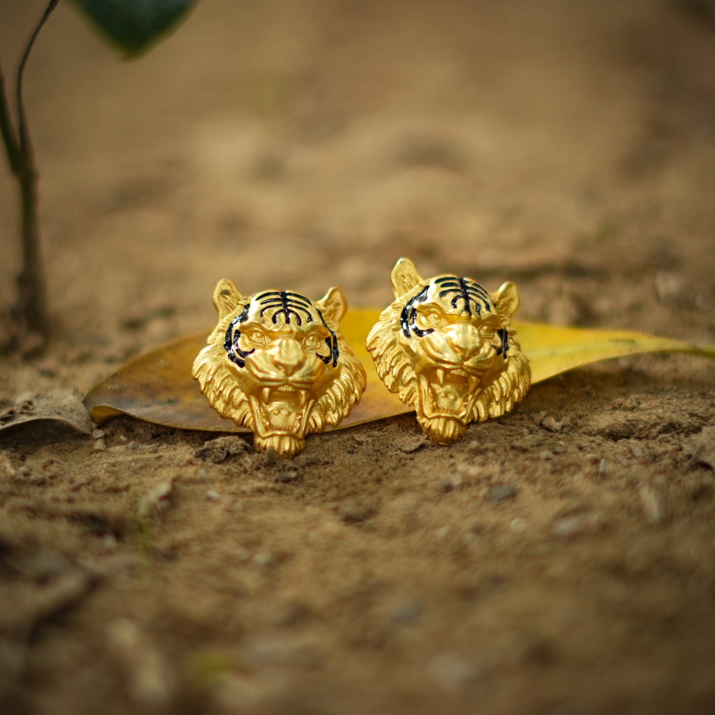 Corbett Romeo Tiger Studs