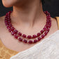 Pink Quartz Necklace Set