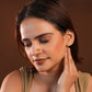 Nav Ratna Gold Plated Silver Clip On Nose Pin