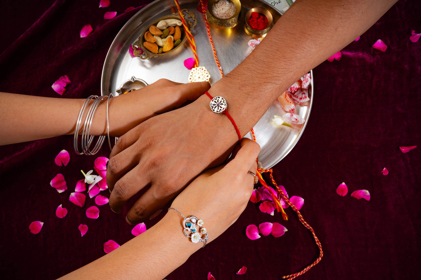 Silver Rakhi