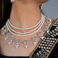 Laila Purani Dilli Silver Necklace Set