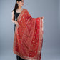 Totapari Sunset Red Fashion Dupatta