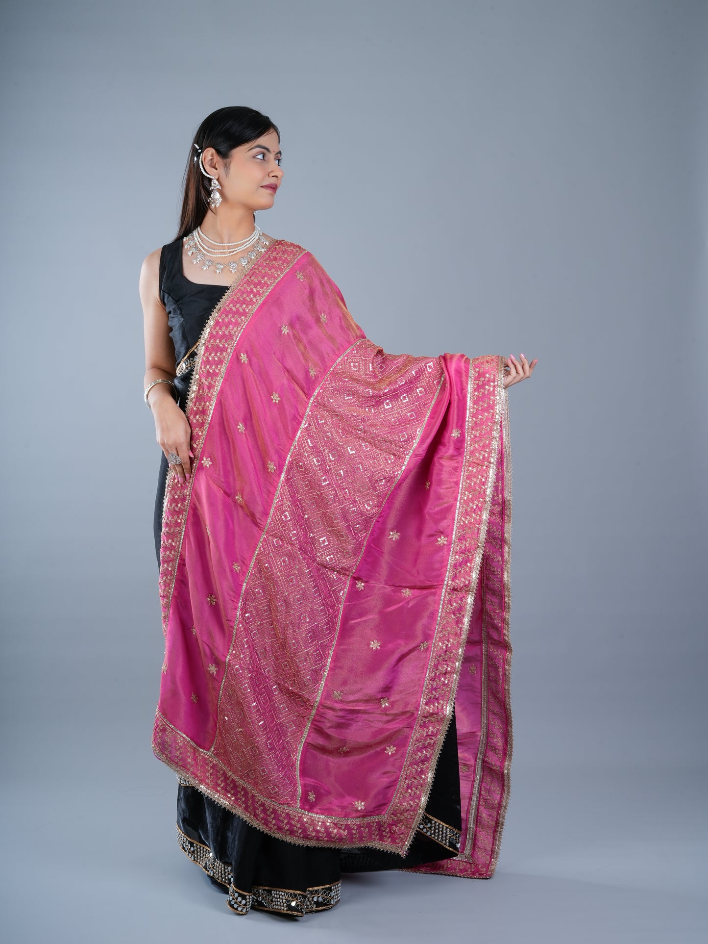 Vibrant Magenta Fashion Dupatta