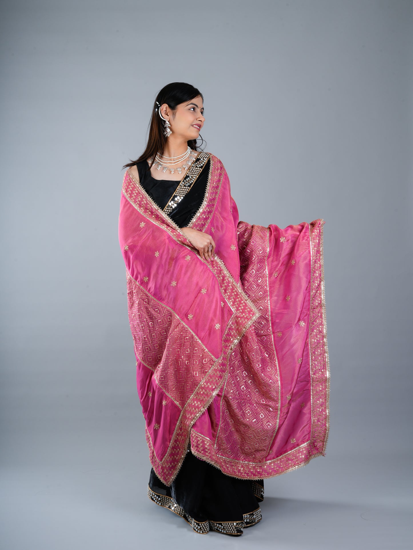 Vibrant Magenta Fashion Dupatta