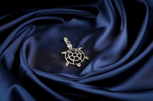 The Eternal Turtle Silver Pendant