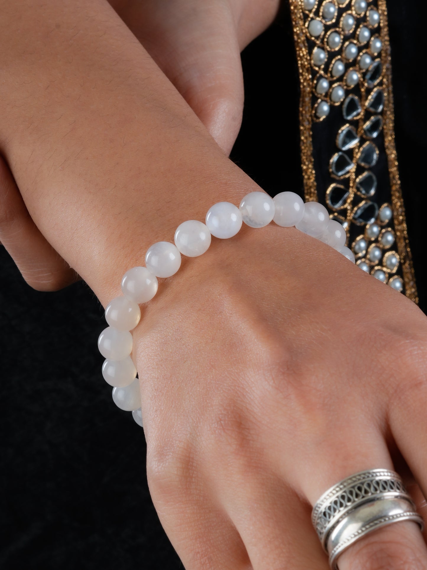 Moonstone Bracelet For Positive Energy And Balance