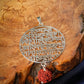 Traymbakam Mantra Silver Rudraksha Pendant