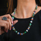 Semiprecious Multi Stone Hand Knotted Necklace