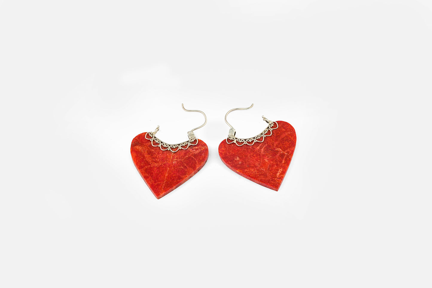 Red Hearts Earrings