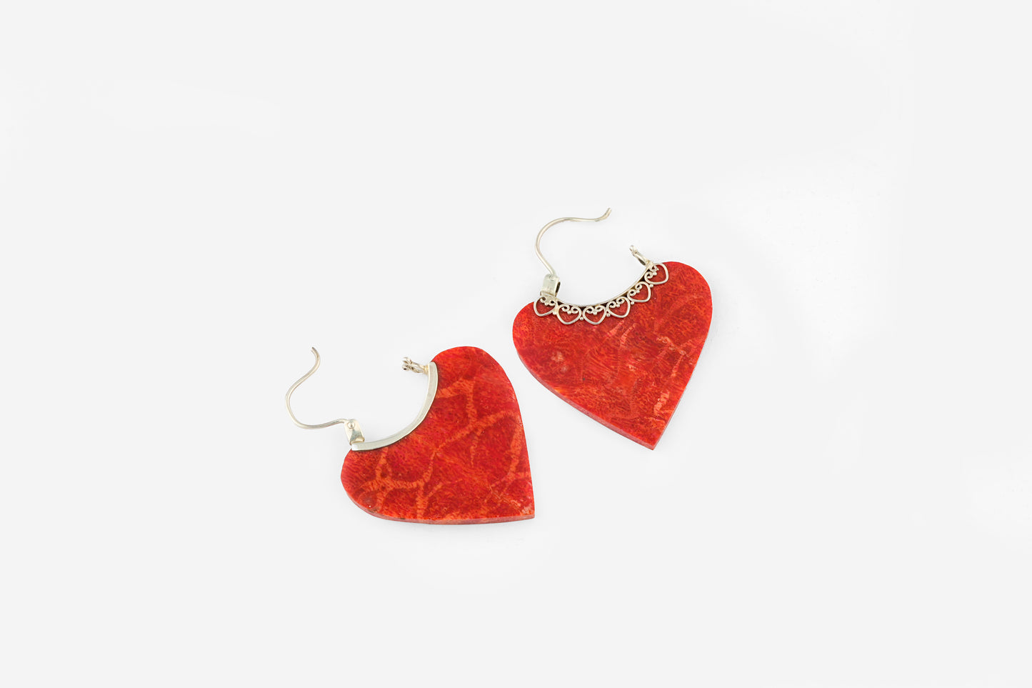 Red Hearts Earrings