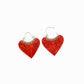 Red Hearts Earrings