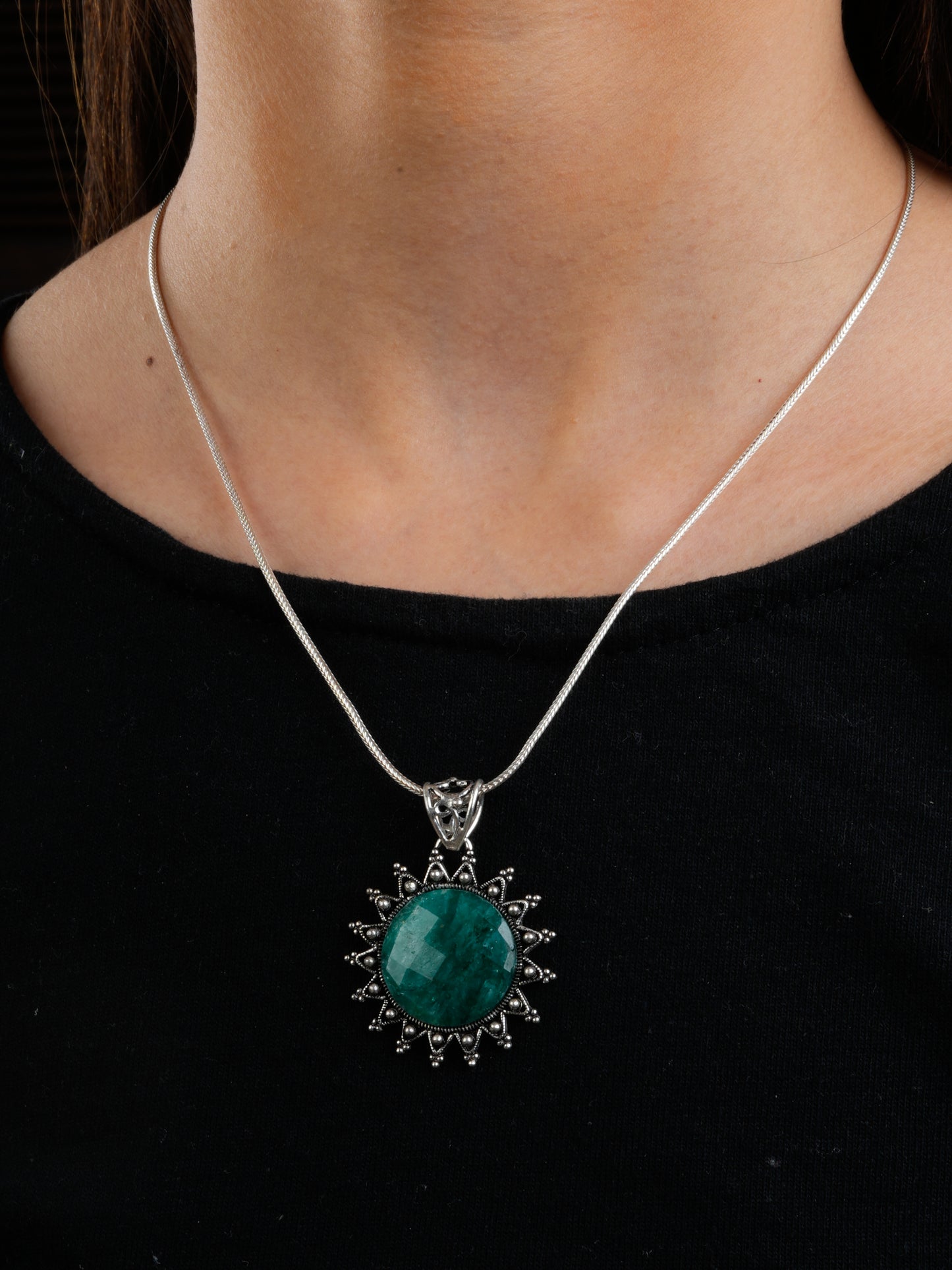 Emerald Sunshine Pendant