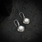 Art Deco Pearl Silver Danglers(2)