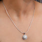 Pearl Glimmer Pendant Set with Chain