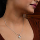 Pearl Star Pendant Set with Chain