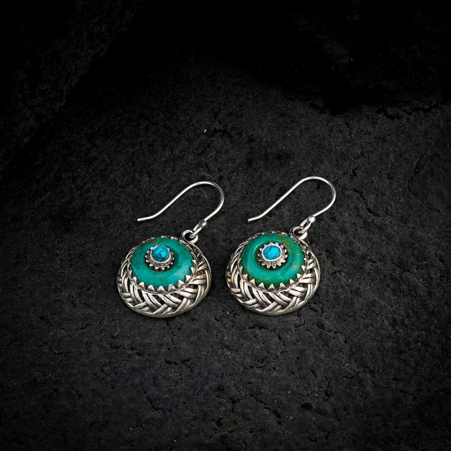 Chic Turquoise Danglers