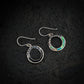 Siver Abalone Rings Earrings