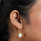 Coin Baroque Pearl Earrings