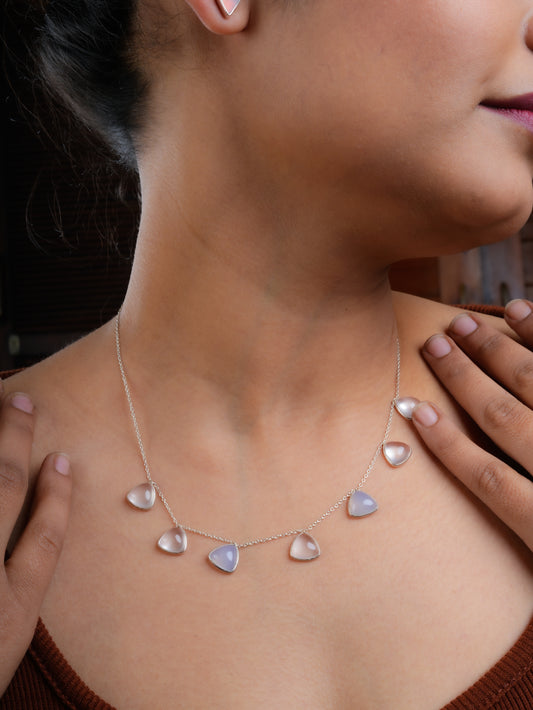 Delicate Rose Quartz Necklace