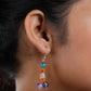 Multi Stone Beaded Earrings