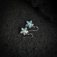 Cute Turquoise Flower Earrings