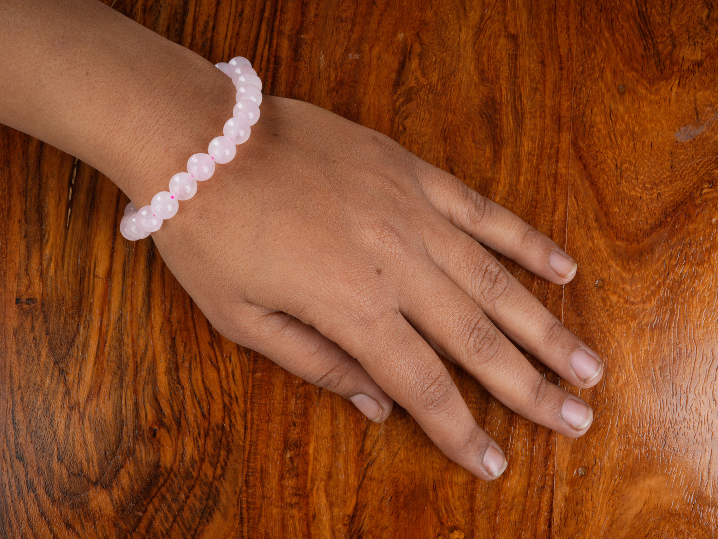 Rose Quartz Bracelet For Happiness And Abundance