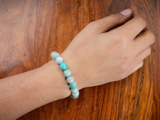 Amazonite  Gemstone Bracelet