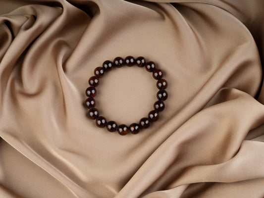 Garnet Beads Bracelet For Good Luck