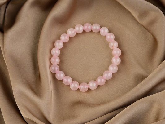 Rose Quartz Bracelet For Happiness And Abundance