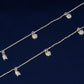 Charms Silver Anklets