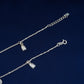 Charms Silver Anklets