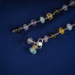Semi Precious Multi Stone Silver Anklets