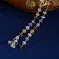 Semi Precious Multi Stone Silver Anklets