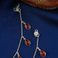 Carnelian Droplets Anklets