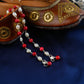 Pearl And Coral Handmade Unique Anklets