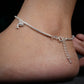 Dolphins Silver Anklets