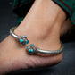 Turquoise Green Onyx Leg Kada(Single)